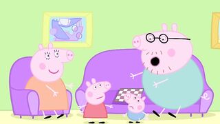 Peppa Pig S01E01 Zabawy w blocie Zagubiony Pan Dinozaur Najlepsi przyjaciele Papuga Polly PL