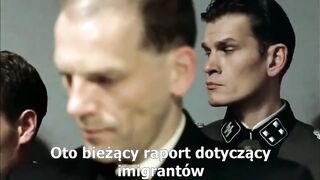 Hitler dowiaduję się , że Polacy nie chcą imigrantów