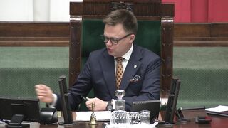 MARSZAŁEK HOŁOWNIA AŻ SIĘ ZACZĄŁ JĄKAĆ I PORÓWNAŁ POSŁÓW DO PSÓW!