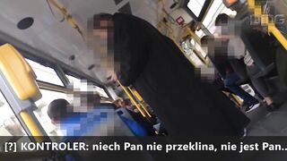 Poznań - Agresywny pasażer kontra kontroler +18