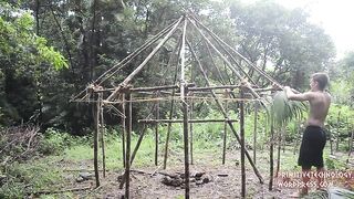 Primitive Technology - Okrągła chatka