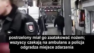 Policjant postrzelił imigranta