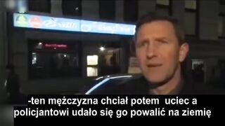 Policjant postrzelił imigranta