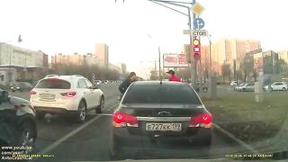 Road rage w Rosji z użyciem broni