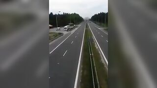 Tymczasem na Polskiej autostradzie