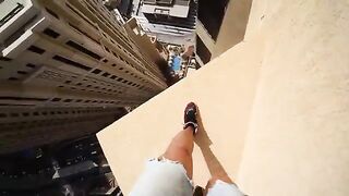 Obłędny parkour w Dubaju