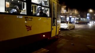 Łódź - Tramwaj kontra Mercedes