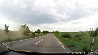 Groźny wypadek motocyklisty w Mikołajkach