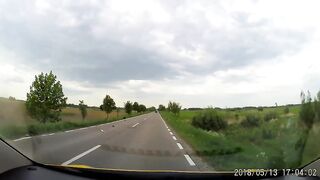 Groźny wypadek motocyklisty w Mikołajkach