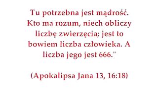 Chip RFID - Znamię Bestii (Apokalipsa św.  Jana)