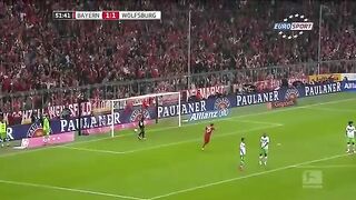 Pięć goli Roberta Lewandowskiego Bayern Monachium vs VfL Wolfsburg ( 5  - 1)