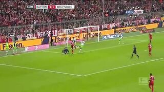 Pięć goli Roberta Lewandowskiego Bayern Monachium vs VfL Wolfsburg ( 5  - 1)