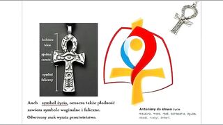 ŚDM logo, masoneria, satanizm w katolicyzmie, zwiedzenie ludzkości przez szatana